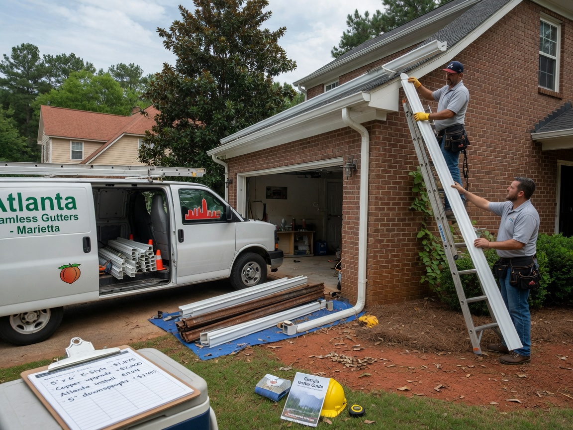 Gutter Installation in Georgia: Costs, Types, and What to Expect