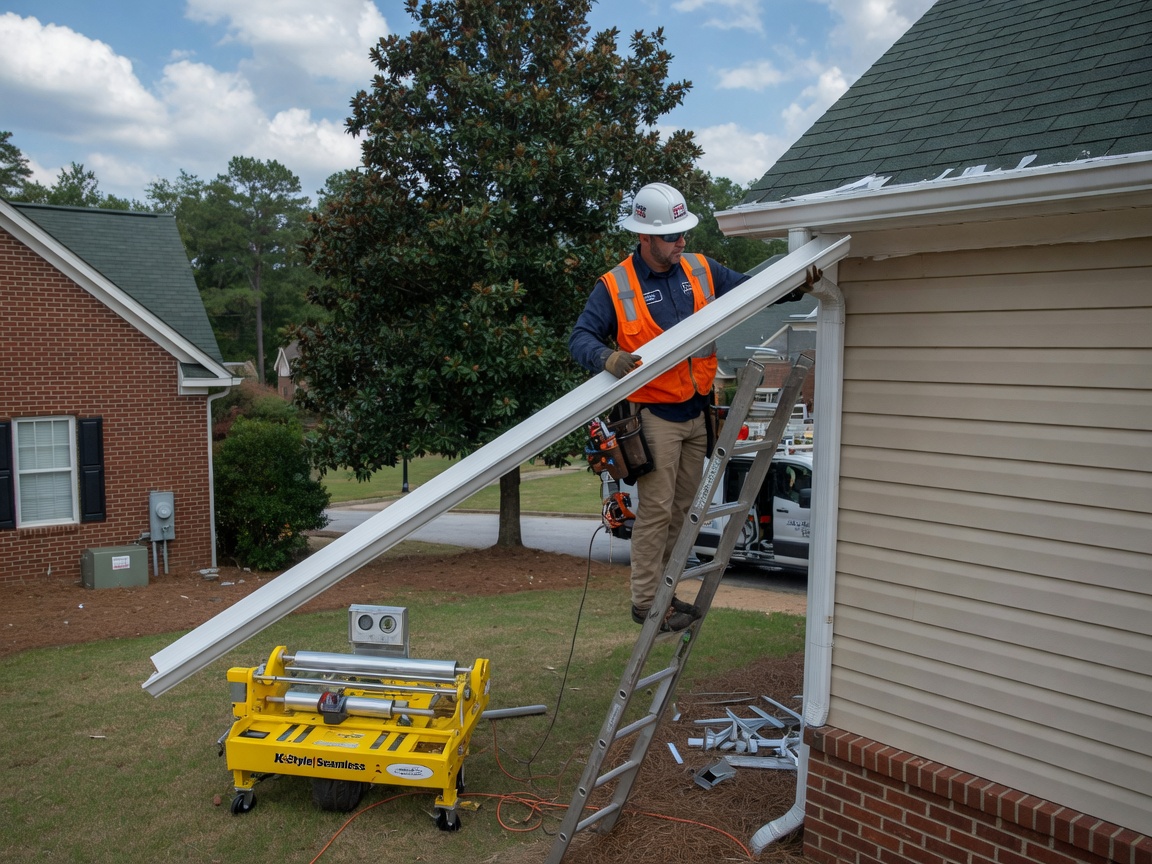 Seamless Gutters in Atlanta
